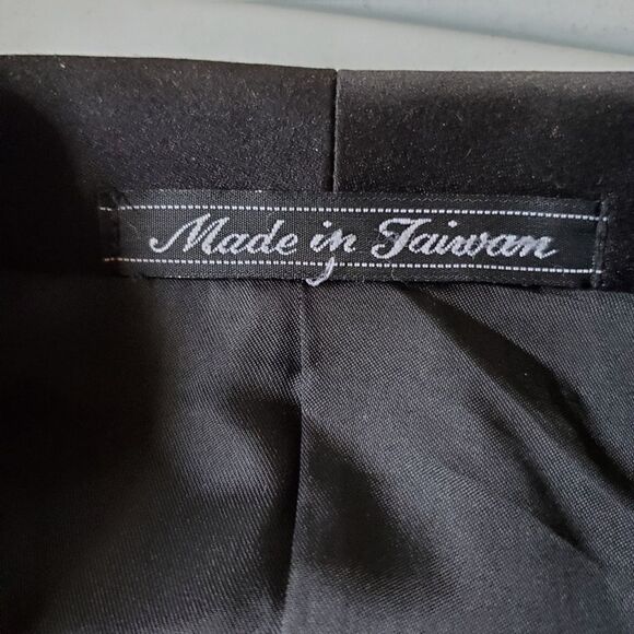 Pierre Balmain Wool Tuxedo Jacket Black Suiting Blazer Satin Shawl Collar 44R - Picture 10 of 16